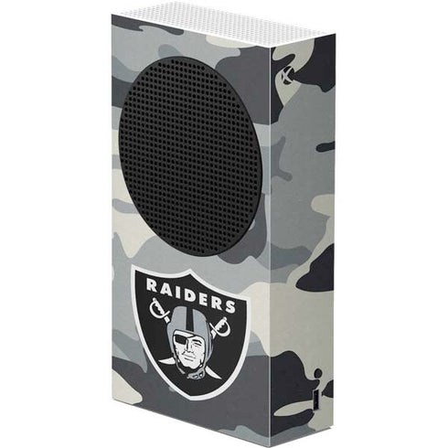NFL Las Vegas Raiders Camo Xbox Series S Console Skin